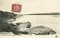 L'étang du Moulin Neuf au début du XXe&nbsp;siècle (carte postale).