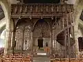 Chapelle Notre-Dame de Lambader : le jubé côté chœur.