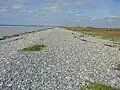 Plovan (baie d'Audierne) : cordon de galets entre Kervinigou et Ru Vein.