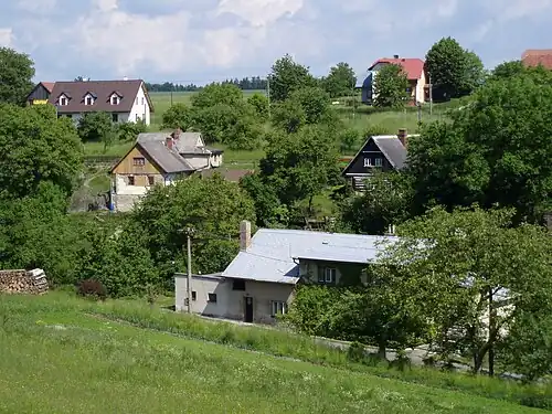 Hameau de Světlou pod Hořičkami.