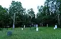 Le cimetière.