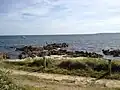 La pointe de Gâvres (Pointe des Saisies).