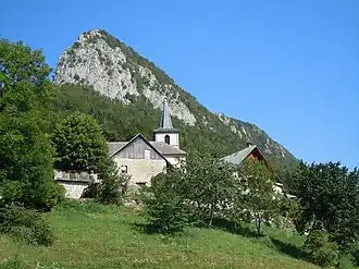 Vue sur la pointe de Thivelet depuis Corbel.