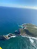 Pointe des châteaux vue du ciel