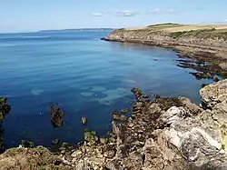 La pointe du Bellec vue de  l'est.