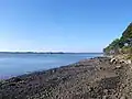 Pointe du Blair : côte ouest, grève.