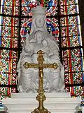 Notre-Dame de Poissy, 1892, inspirée du sceau du chapitre collégial.