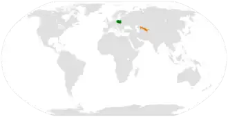 Pologne et Ouzbékistan