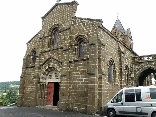 Façade ouest du XIXe&nbsp;siècle.