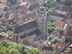 Vue aérienne.