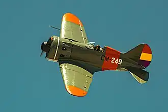 Vue de l'avion.