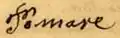 Signature de Pōmare IV