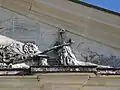 Chapelle du cimetière (détail).