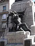 Braciom na otuchę – la suite de la devise sur le côté est du monument.