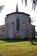 Le chevet de l'église Saint-Saturnin (nov.&nbsp;2011)