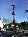 Coulage de blocs à bancher à l'aide d'une pompe à béton