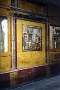 Pompéi, maison des Vettii, œcus triclinium.