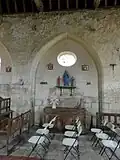 Grande arcade bouchée.