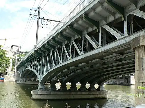 Vue vers le nord-ouest et le 5e&nbsp;arrondissement