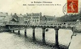 Le pont sur le Léguer à Lannion