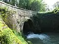 Pont-du-Saut, enjambant la rivière Badin au sud de Chatoillenot