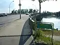 Arrivée sur le pont depuis Kehl