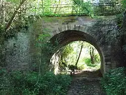 Pont sur le Griesbaechel de la ligne Steinbourg-Obermodern.