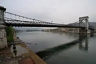 La passerelle Marc-Seguin (aujourd'hui)