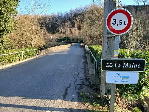 Tablier du pont.