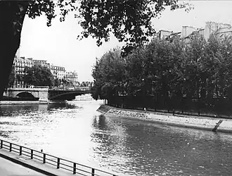 Partie nord du pont en 1981.