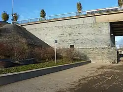 Culée ouest