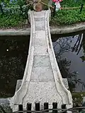 Vue en hauteur du pont et de son tablier.