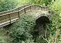 Le pont-passerelle du Brudour (à 5 kilomètres de Corps)