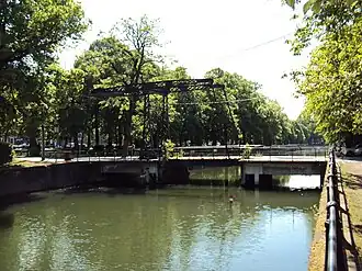 Pont du Petit-Paradis avant sa reconstruction