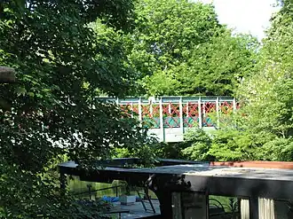 La passerelle.