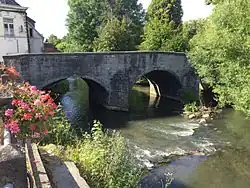 Le pont de l'Eau d'Heure (1er moitié du XVIIIe&nbsp;siècle).