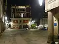 Bâtiment Olmedo au fond