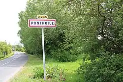 Entrée du village.
