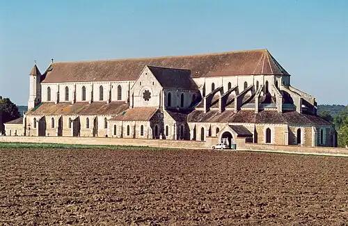 L'église abbatiale de Pontigny.