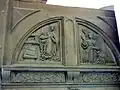 Portail principal, porte de droite : l'Annonciation.