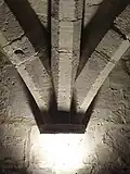 Retombée des voûtes.