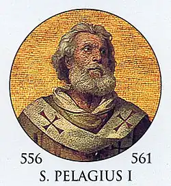  Le pape Pélage Ier