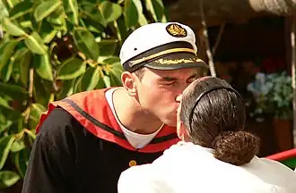 Le spectacle : le mariage de Popeye et Olive Oyl