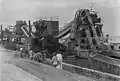 Engin de draguage du port en 1917