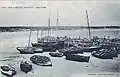 Île d'Houat : Port Collet au début du XXe&nbsp;siècle (carte postale).