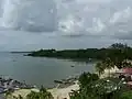 La baie Mahault et la pointe de la Madeleine.