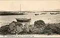 Le port de Locquémeau vers 1920 (carte postale).