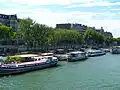 Vue du port vers l'ouest.