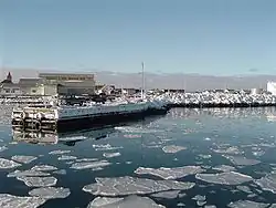 Port de Miquelon en hiver