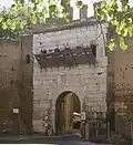 Face extra-muros de la porte